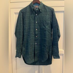 Pendleton Men’s 100% Wool Button Down Shirt Plaid size S NWOT